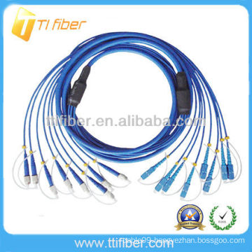 FC-SC 8 cord Armored Fiber Optic Patch Cable (Armored Fiber Optical Jumper)